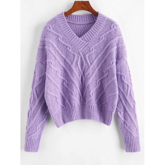 Chunky Cable Knit Sweater