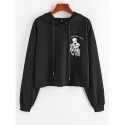 Skeleton EVERYTHING SUCKS Halloween Hoodie